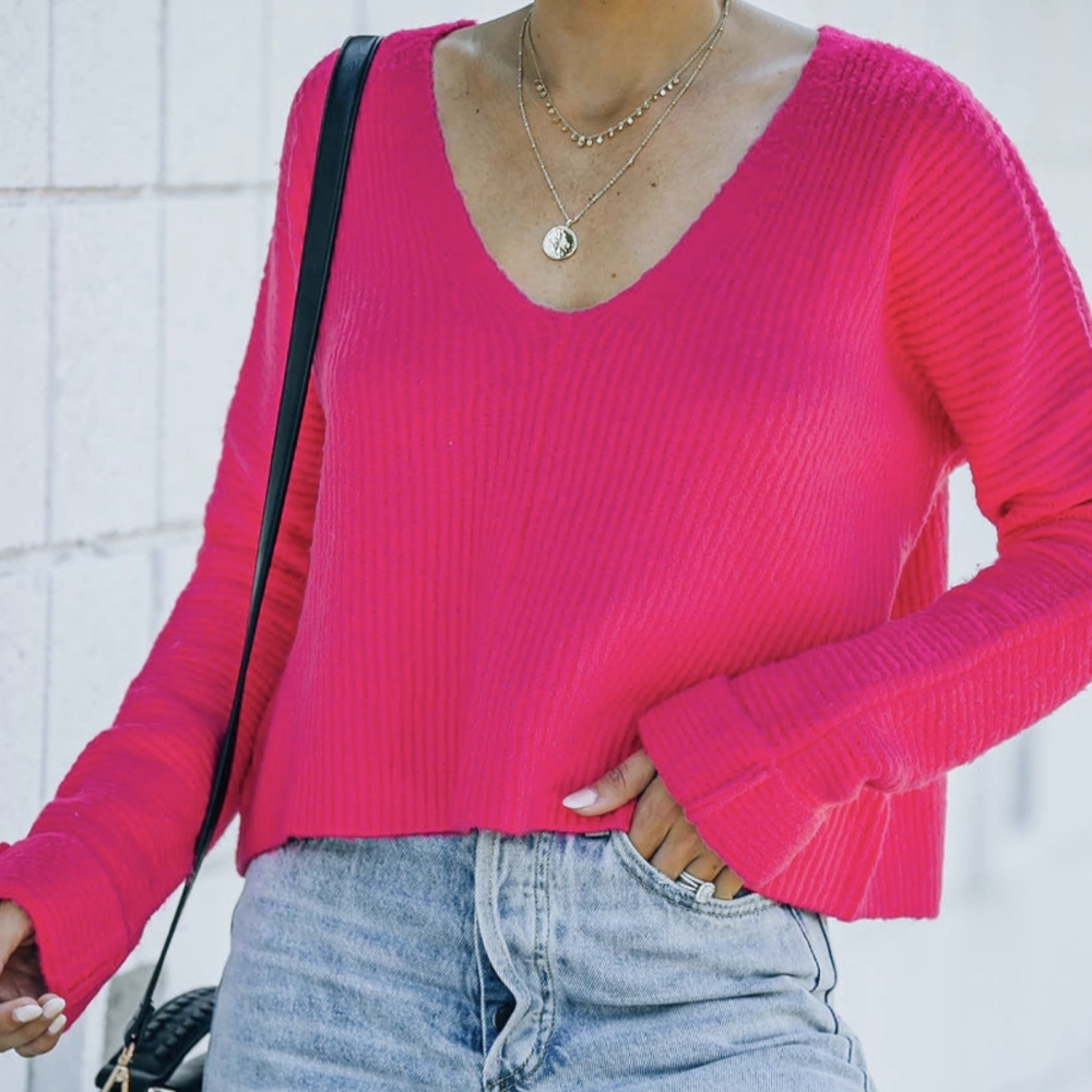 Vici Hot Pink Sweater